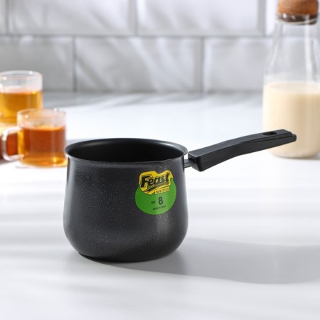 Turn Turn, 600 ml, 20.5 × 9.7 × 8.5, plastic handle, anti -stick coating, black color-4