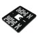 Frame for a license plate on a motorcycle/moped/ATV, 190*145 mm, black, AFC-14, GOST R 50577-2018