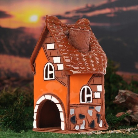 Aroma lace house "Helen", handmade, mix, 12.5 cm-3