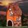 Aroma lace house "Helen", handmade, mix, 12.5 cm