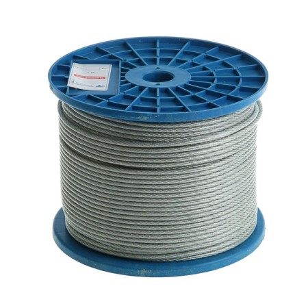 Cable for stretching DIN 3055, in the braid PVC, D = 4/5 mm, in a coil of 200 m