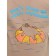 T -shirt for girls, height 104 cm, sandy color