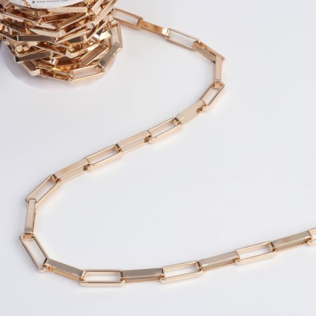 A bag for a bag, iron, 18 × 6 mm, 3 ± 0.1 m, gold color-1