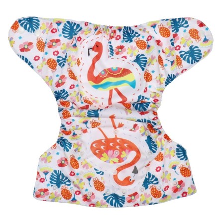 Reusable diapers "Flamingo"-5