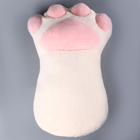 Soft toy "paw", 70 cm, milk-beam-beige color-3
