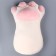 Soft toy "paw", 70 cm, milk-beam-beige color