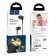 Hoco M70 headphones, wired, vacuum, microphone, jack 3.5 mm, 1.2 m, black