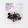 Magnetic buttons, d = 14 mm, 10 pcs, black color