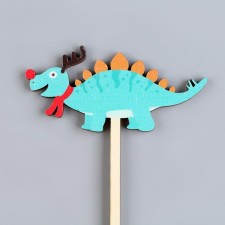 Wooden decor on the stick 