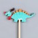 Wooden decor on the stick "Dragon" 20 × 6 × 0.4 cm, mix