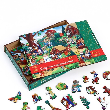 Figure puzzle "Fairytale Journey" + Rebuses-4