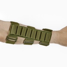 Hunter Parntash on the hand, nylon, 8 rounds, khaki