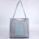 Bag - Shoper with a patch Nazamok Gray, 40 × 38 × 7 cm