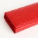Women's wallet on magnets, red color
