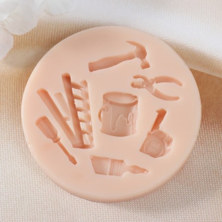 Mold Silicon "Builder Tool" 2x1.7x0.5 2.1x1.2x0.5 3.6x2.1x0.5 2.6x0.5x0.5 2,-1
