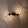 Sconces Citilux "Robin" CL535625, 35x25 cm, 2x40W, E14, brown color