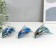 Souvenir glass "Dolphin multicolor" under the Muranian glass mix 8.5x12 cm