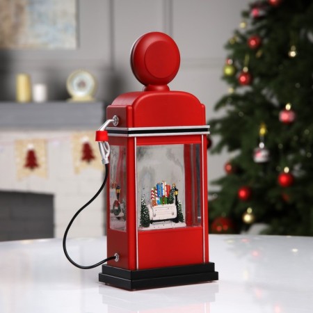 LED figure "gasolon" 11.5 × 28 × 7.5 cm, plastic, AAX3 batteries (not in the kit), USB, glow warm white-2