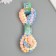 Cord with pompons "marshmallow" winding 2 m