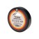 PVC island 0.13x15 mm, 25 m, black Kranz