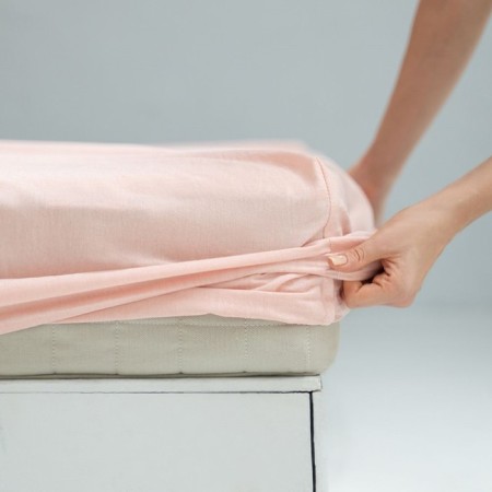 Boyle gum sheet, size 200x160x25 cm, peach color-2