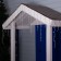 Garland "fringe" 4 × 0.6 m, IP44, white thread, 180 LED, white glow, white flicker, 220 V