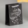 Gift package, packaging, “Happy Birthday!”, Black craft, 12 x 15 x 5.5 cm