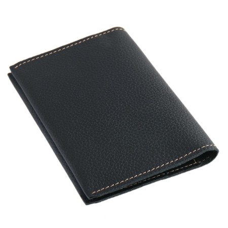 O-89-25 Driver wallet with O-910 button, Black Cascade Matte-25-4