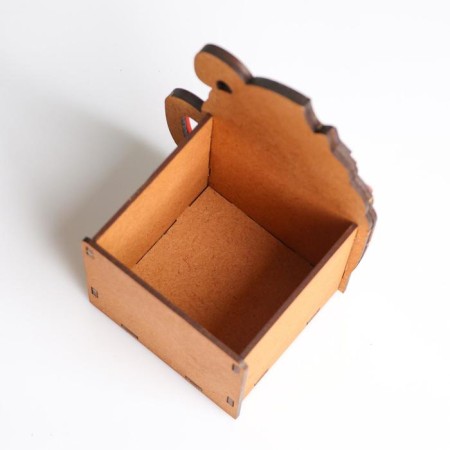 Kashpo wooden, 12 × 9 × 15 cm "New Year's. Hot mug", gift packaging-2