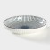 Poramic dessert “Illusion”, D = 18 cm, white and gray color