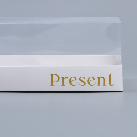 Confectionery box for mousse cakes "Stars", 27 x 8.6 x 6.5 cm-2