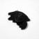 Icon "cat", white color in ferrous metal