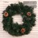 New Year's Wreath "Crimean" with cones 45cm