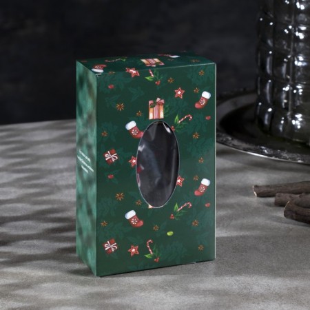 LED figure "Child and Christmas tree" 7.6 × 13.5 × 3.2 cm, plastic, batteries AG13x3, glow warm white-3