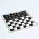 Board game 2 in 1: chess and checkers, plastic figures, cardboard 30 x 30 cm field