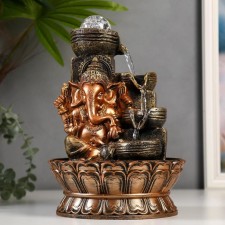 The desktop fountain from the network, the backlight 