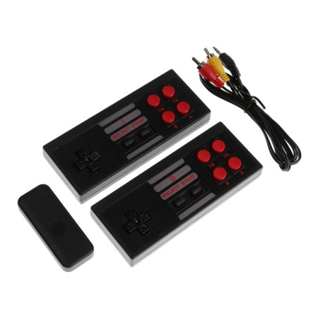 Game console Mybit Game-6, 8 bits, 620 games, RCA, 2 wireless joysticks, black-1