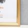 Photo frame plastic 21x30 cm, gold (plastic screen)
