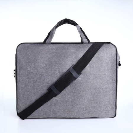 Laptop bag, gray color-5