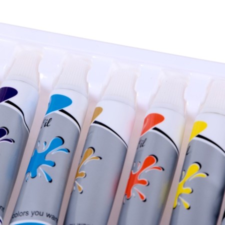 Oil paints, 12 colors, in a plastic tube, 9 ml, in a cardboard box-1