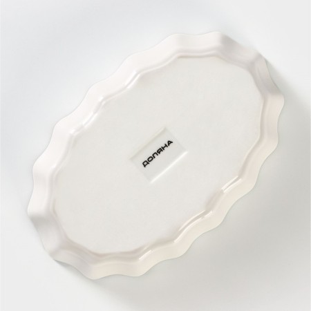 Baking form porcelain shares "Milky Way", 20 × 12.5 × 3.5 cm, turquoise color-3