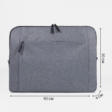 Laptop bag, gray color-1