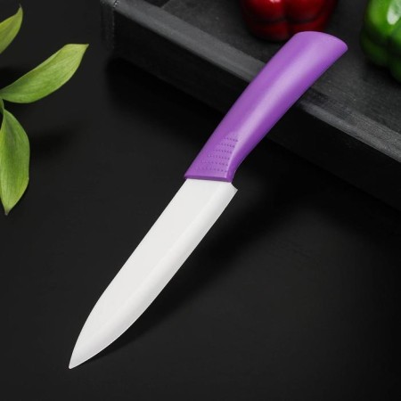 Knot Ceramic “Simple”, blade 12.5 cm, handle Soft Touch, color mix
