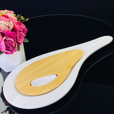 Serving dish for Lenardi cheese, porcelain