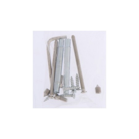 Door handle df 26, square 150, chrome color, matte chrome-3