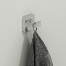 Rhin K-8723 wall hook for the bathroom, silver
