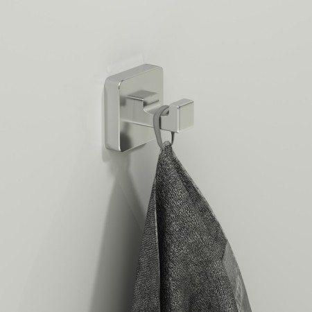Rhin K-8723 wall hook for the bathroom, silver