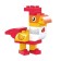 CHARACTOR Children's Funky Toys "Rooster", with large blocks, 16 parts