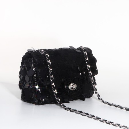 Bag-clate on fasteners, black color-4
