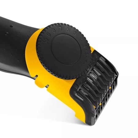 Kitfort KT-3124-1 hair trimmer, for beard/mustache, from battery, black and yellow-3